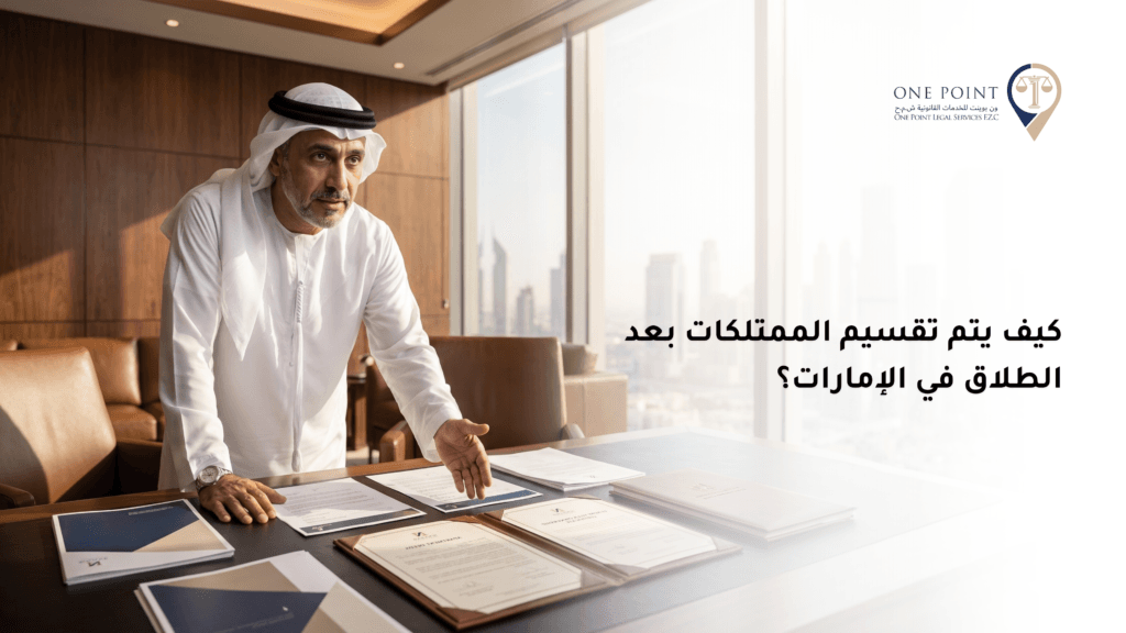 تقسيم الممتلكات بعد الطلاق