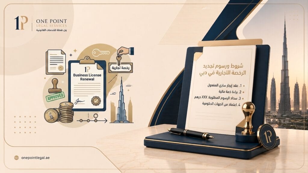 تجديد الرخصة التجارية في دبي