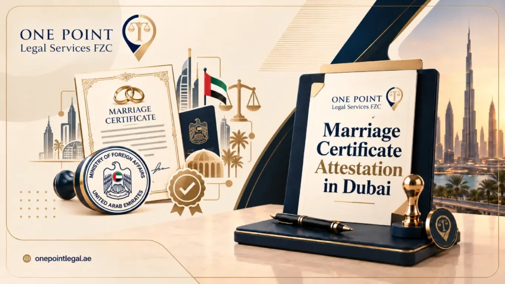Marriage Certificate Attestation in Dubai