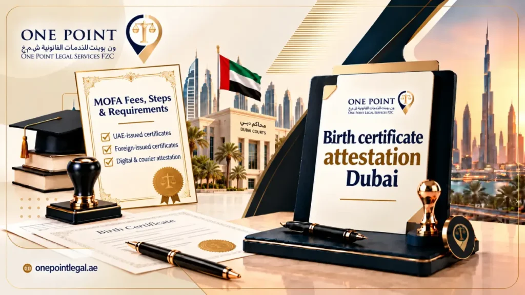 birth certificate attestation dubai