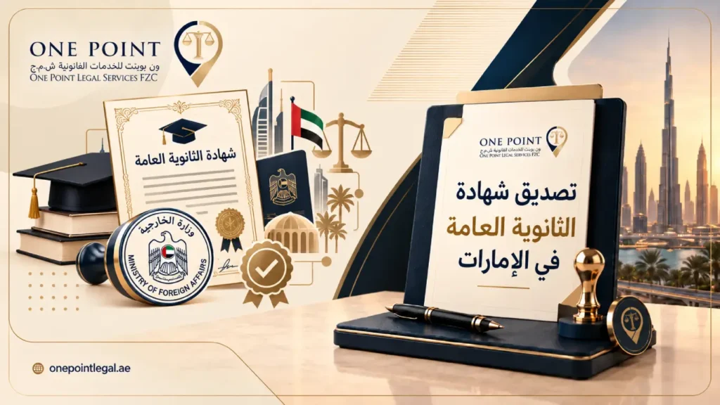 تصديق شهادة الثانوية العامة في الإمارات
