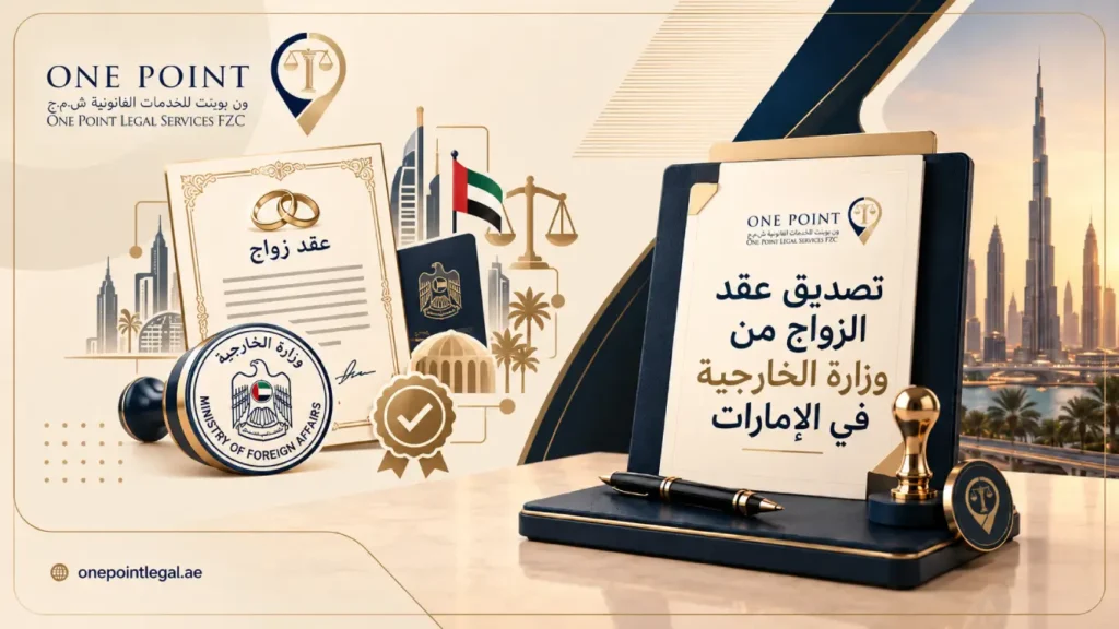 تصديق عقد الزواج من وزارة الخارجية في الإمارات